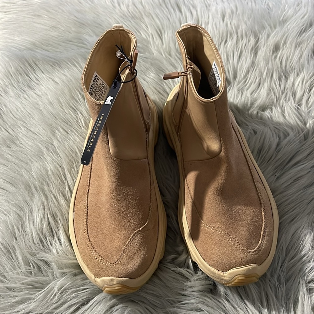 Sorel Tan Suede Ankle Boots - Picture 4 of 5